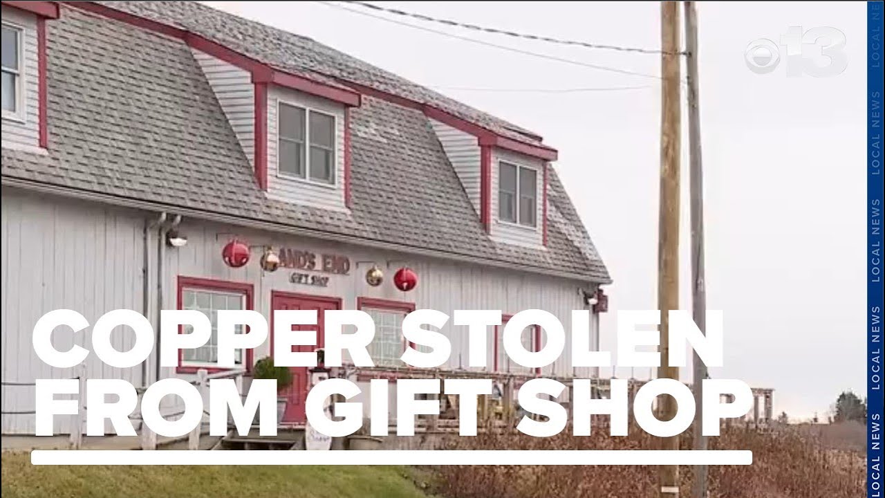 Thieves caught on camera stealing copper pipe from Bailey Island gift ...