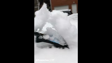 ASMR: Scraping Snow and Ice Off Car (Shorts Version)