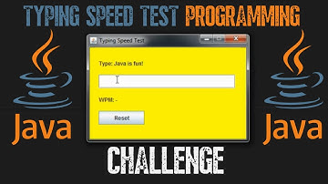 Java Programming "Typing Speed Test" for Beginners (2025)