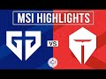 GEN vs TES Highlights ALL GAMES | MSI 2024 Upper Bracket R2 | Gen.G vs TOP Esports