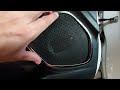 APLIQUE CROMADO NOS AUTO FALANTES DA MITSUBISHI ASX AWD
