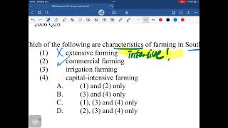 【C5】2006 CE Geography MC Q26 (C01)