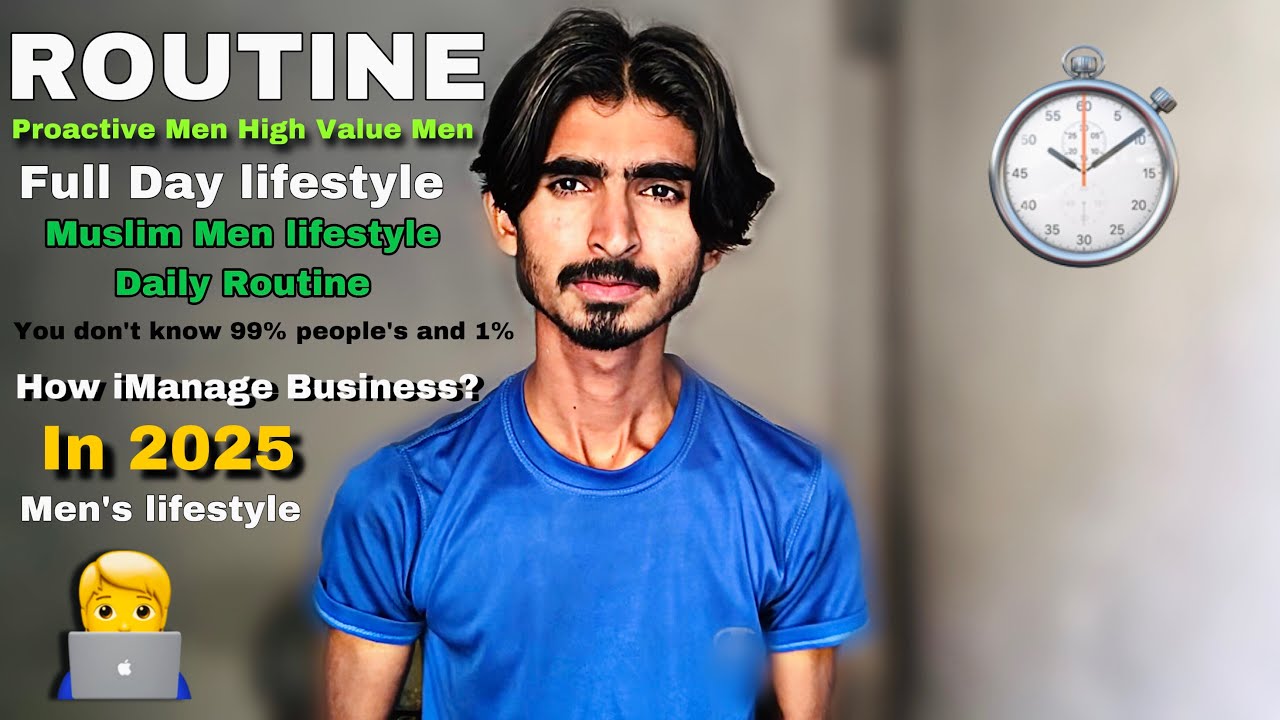 Productive Men | Daily routine for Men | High Value Men full-day ...
