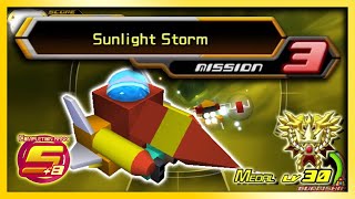 KH2 gummi - Sunlight Storm [Mission 3] Rank S+8 Medal Lv 30 Guide