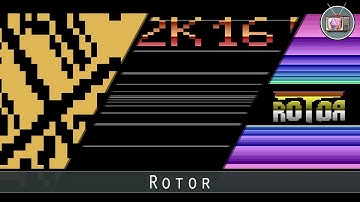 Rotor by Flush - Atari 2600 VCS Demo (2016) | Demoscene
