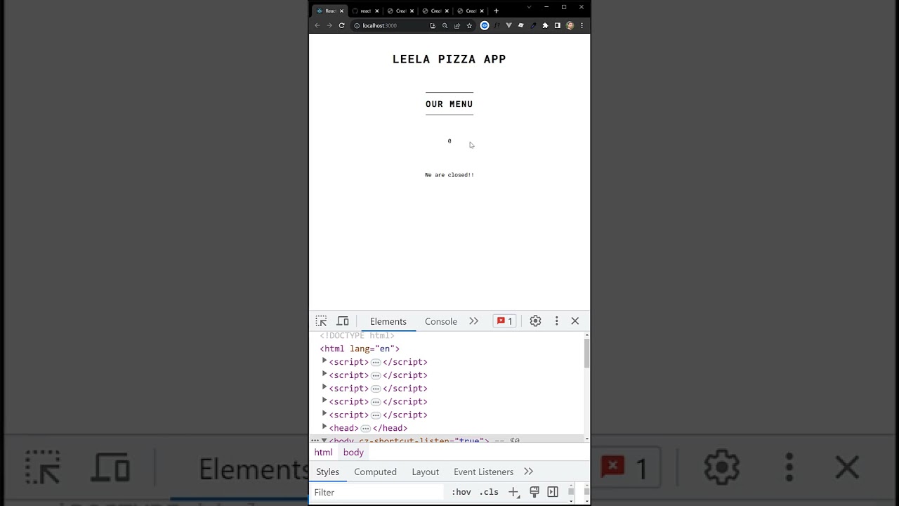 Understand the truthy value in the Conditional Rendering in React App - React18 #leelawebdev #react
