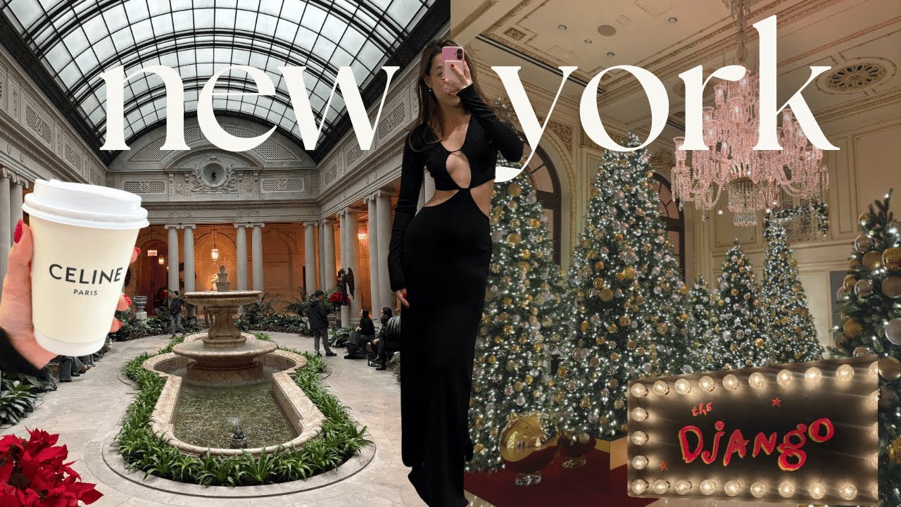 December in New York 🍎🎄 trendy shopping, best jazz bar, hotel tour + lots of matcha