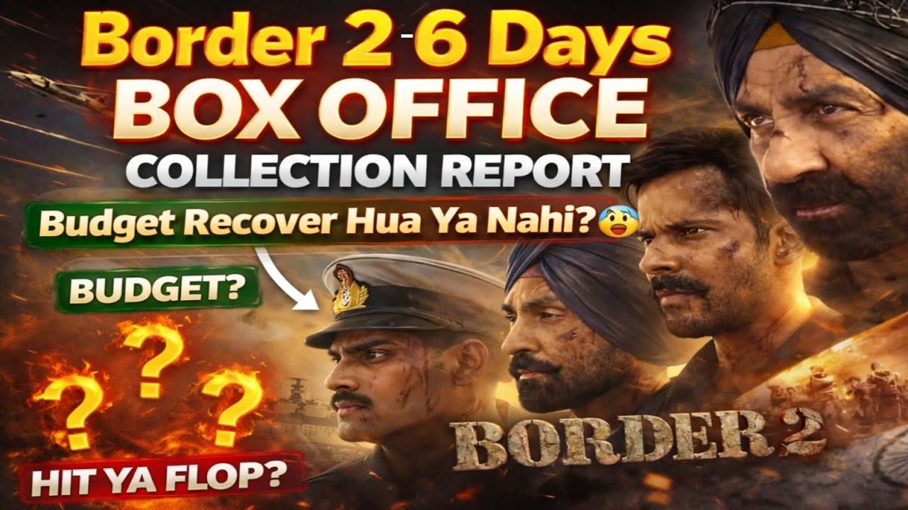 Border 2 Box Office Reality After 6 Days | Budget vs Collection Breakdown