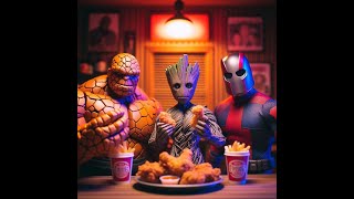 MARVEL RIVALS!!! LORD TANK! AND FRIED CHICKEN MUKBANG!!!