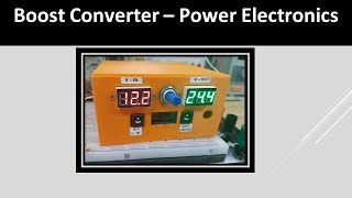 In this project, we'll see the design, simulation, and construction of
a dc to boost converter circuit that is capable boosting 12v input
into vari...