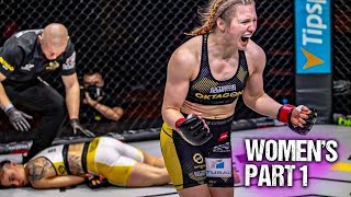 Women's Most Scariest Knockouts in MMA PART 1