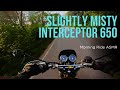 Morning Ride Through the Mist | Interceptor 650 | Raw Engine Sound | Coast2HillRides
