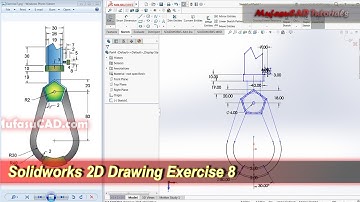 Solidworks 2D Drawing Practice Tutorial | Basic Exercise 7