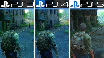 The Last Of Us Part 1 | PS3 - PS4 - PS5 - Graphics, FPS & Details Comparison