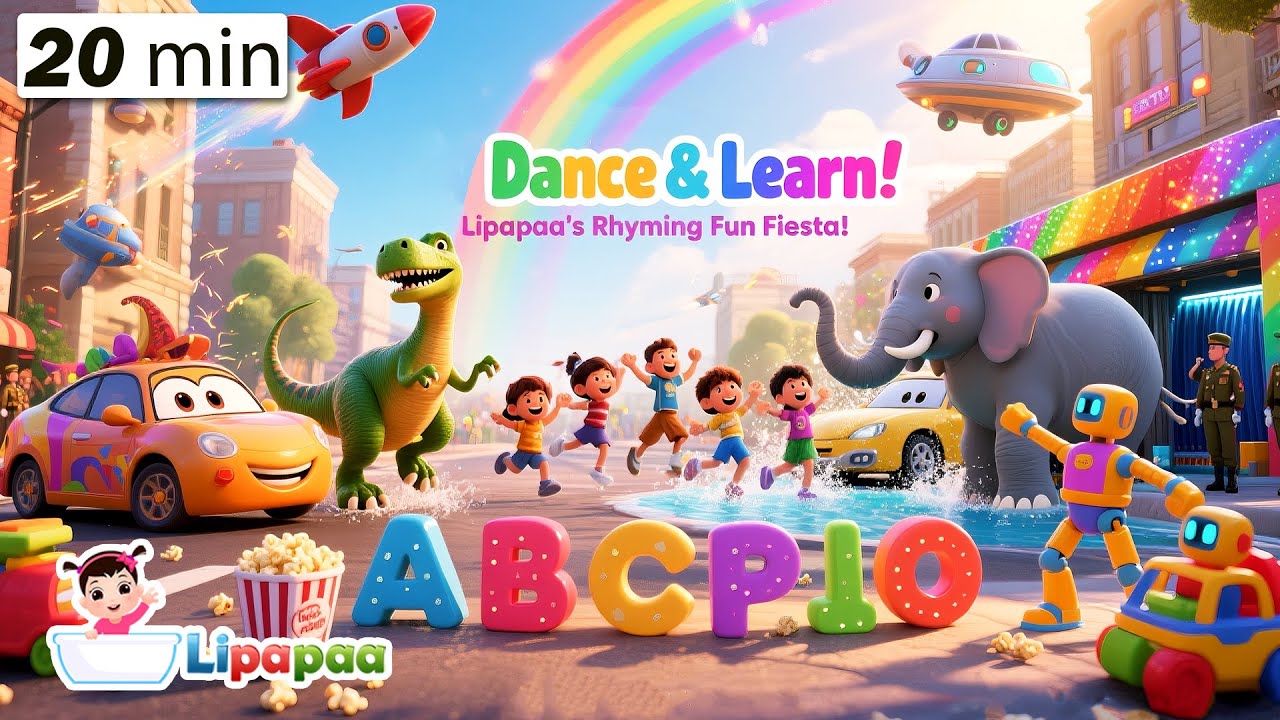 “🌈🚀 Morning Fun Rhyme World! | Lipapaa 3D Kids Songs Compilation 🎶✨”