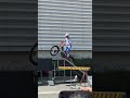 黒山健一選手、斜面の途中でくるっとターン！　#motorcycle #バイク #トライアル #trial