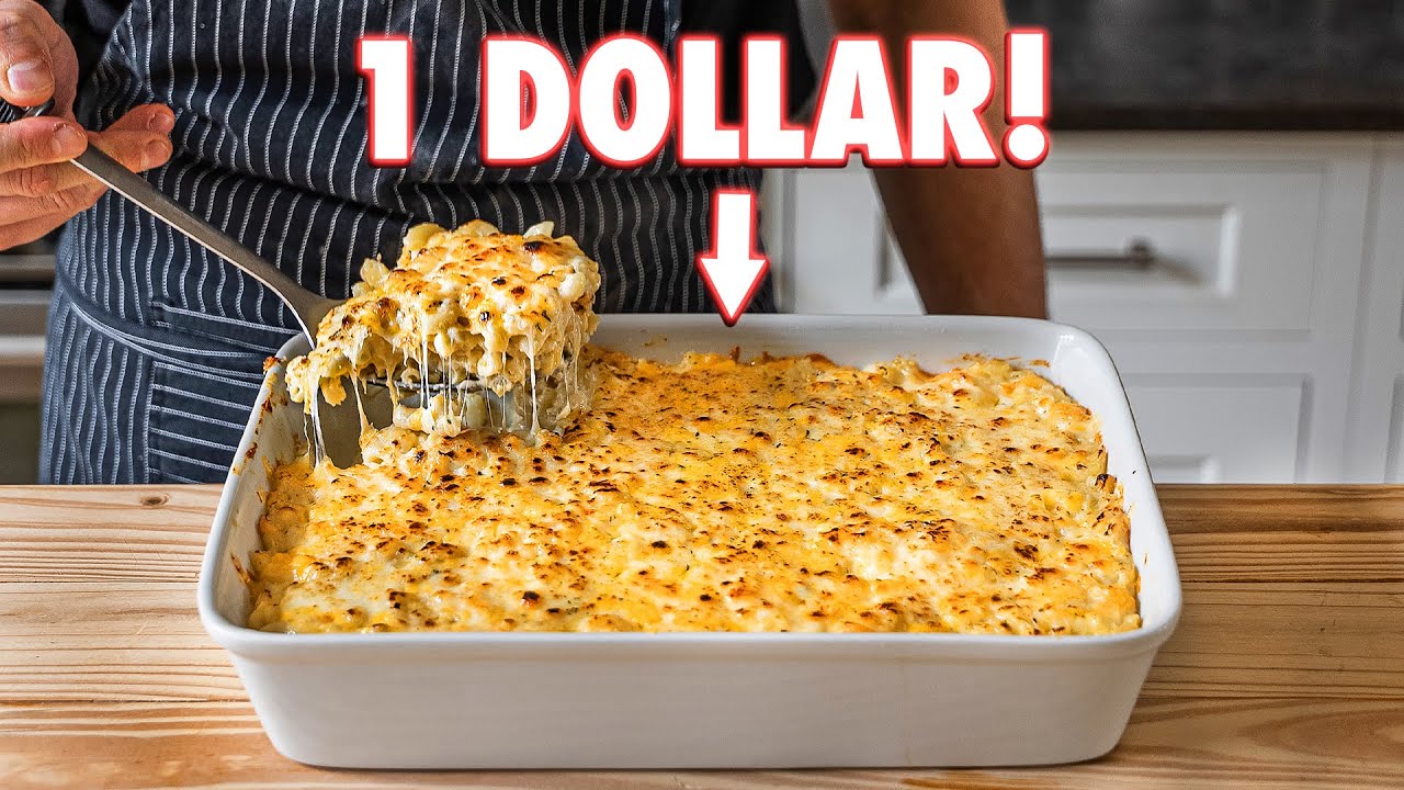 1 Dollar Fancy Mac and Cheese | But Cheaper | Joshua Weissman
