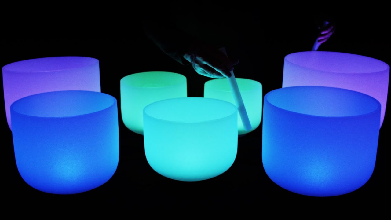 Higher Heart Chakra Healing - Crystal Singing Bowls 432Hz Healing Sound ...