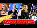 Music quiz 1 second song quiz  most popular songs of all time  challengetrivia  guess what