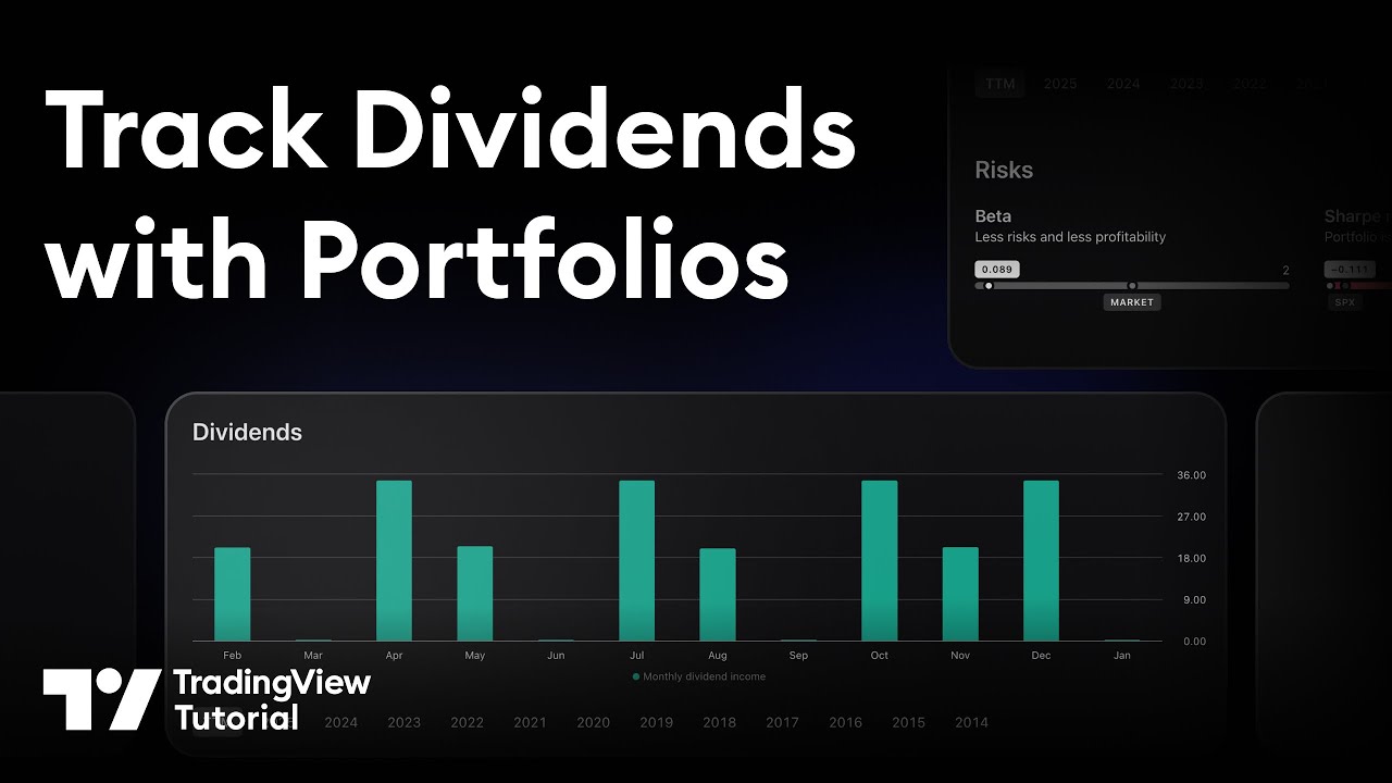 How to Track Dividends in The TradingView Portfolio