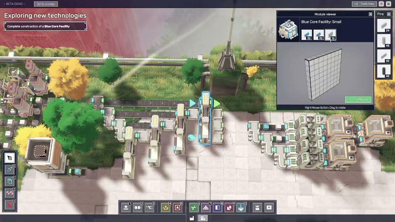 Modulus Demo S01E02, Blue Core Facility