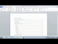 How to insert page numbers and a table of contents using Microsoft Word 2010? How to insert page numbers and a table of contents using Microsoft Word 2010?