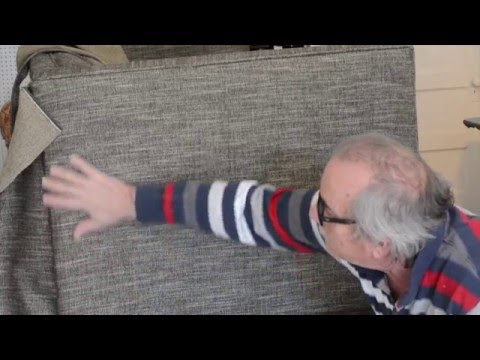 Como Upholster: Fora do braço de um sofá