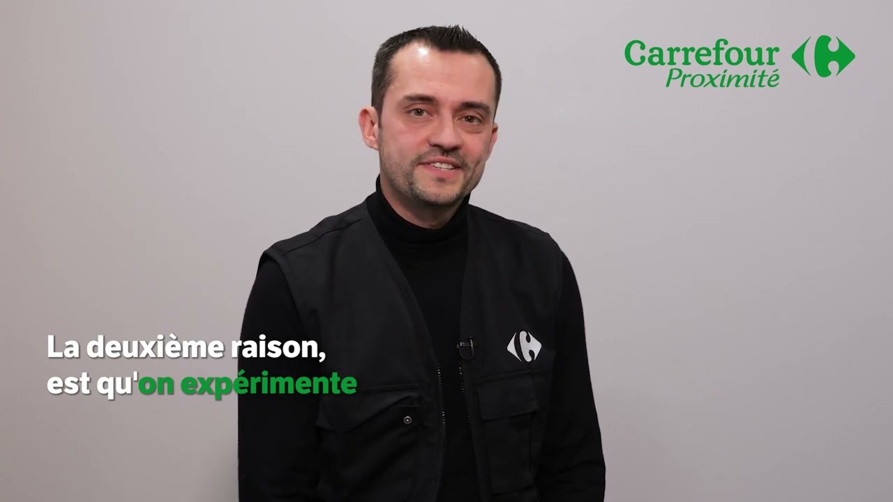Découvrez Carrefour Proximité avec Nicolas, directeur du magasin école de Santes.
