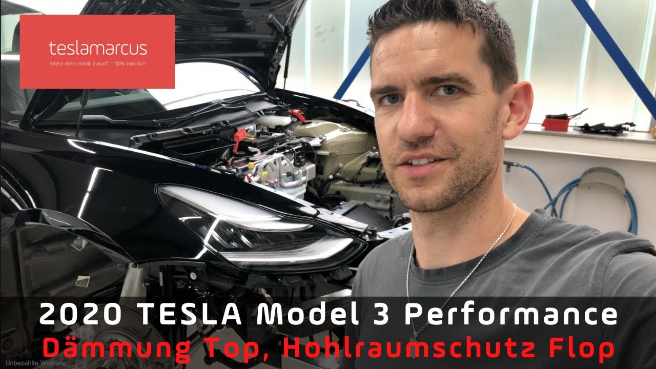 Vergleich 2020er TESLA Model 3 Performance zu 2019er - Dämmung TOP ...