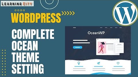 Wordpress complete header settings in Ocean theme