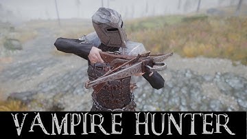 Skyrim Vampire Hunter Mods - Dawnguard HD Armor, Silver Weapons, Crossbows & Vampire Hunter Home