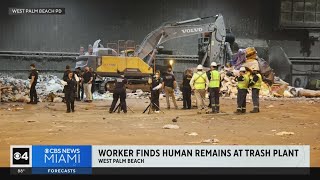 Human remains discovered at West Palm Beach trash plant