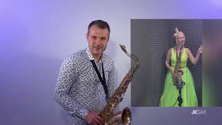 Modern Talking-You're My Heart,You're My Soul(JK Sax & Ladynsax style)-cover with lyrics by Ladynsax