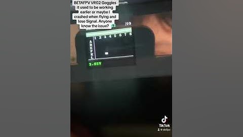 BETAFPV Meteor65 Lite won’t connect to BETAFPV VR02 goggles. Anyone know the issue?