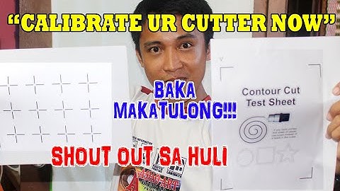 Contour Cutting Calibration (MG Cutter Plotter Series)