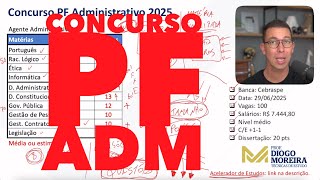 PF Administrative Contest 2025: analysis of the notice and study tips PF Administrative Contest 2025: analysis of the notice and study tips