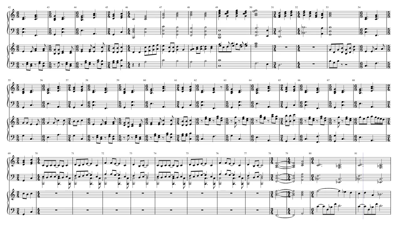 Psalm 100 (Piano 1 & 2) Rene Clausen