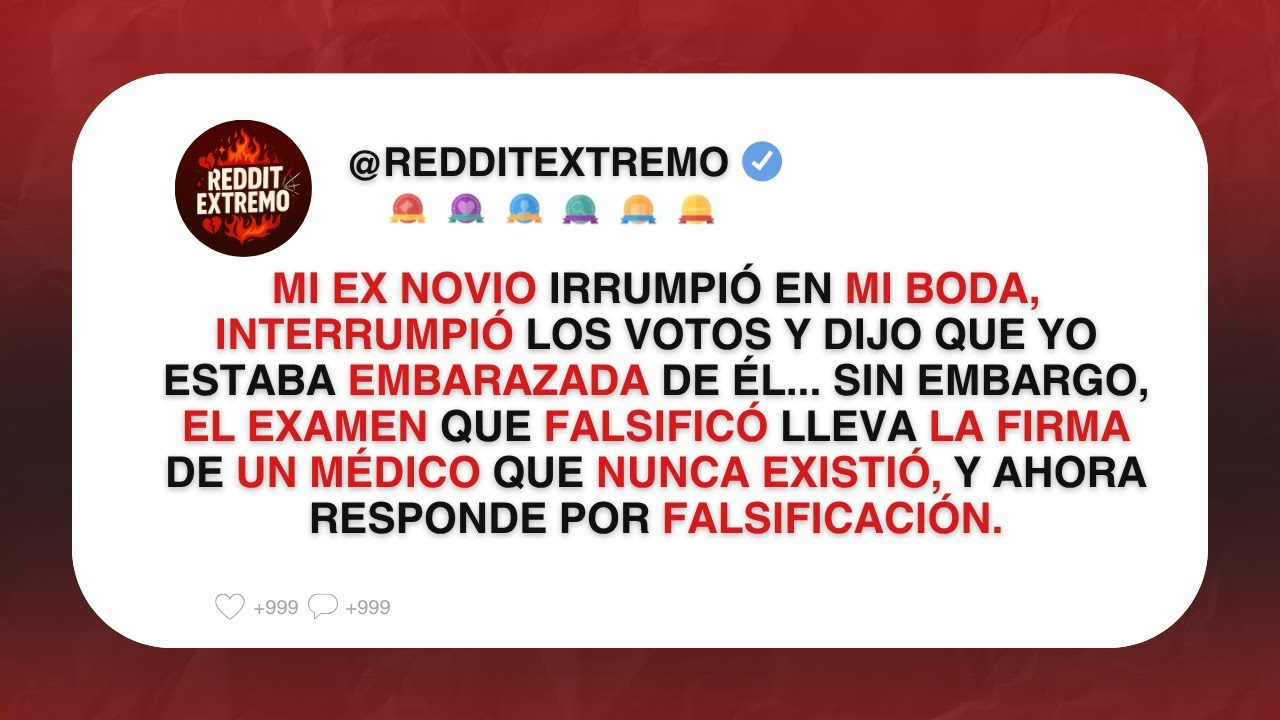 Mi EX NOVIO irrumpió en mi boda, interrumpió los votos y dijo que yo estaba embarazada de él...