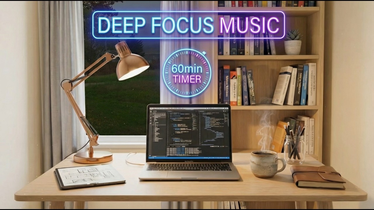 STOP Procrastinating ⏳ 60 MIN Study Timer with Deep Focus Music ...