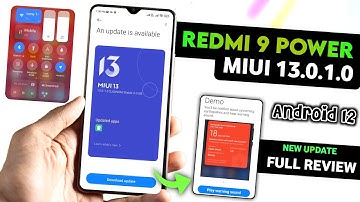 Redmi 9 Power MIUI 13.0.1.0 Android 12 New Update | Redmi 9 Power MIUI 13 Update
