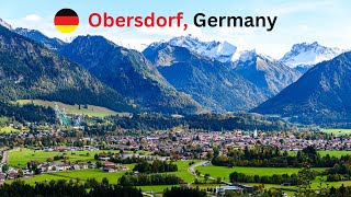 #Obersdorf in Allgäu, Deutschland 4K- Einen schönen Stadtrundgang im Obersdorf
