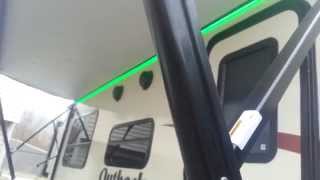 awning rv led lights strip install trailer campers caravan travel camper lighting rope motorhome track rail canopy patio solar channel