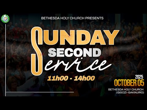 LIVE SUNDAY SECOND SERVICE ON 05 10 2025