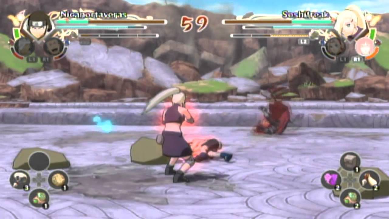 Naruto Shippuden Ultimate Ninja Storm Generations - Ranked Online Match - Aiming for Sasuke