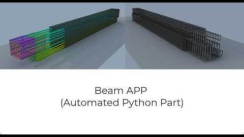 Allplan Beam APP: Automatic Precast Beam Design & Reinforcing