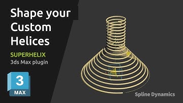 SuperHelix 3ds Max Tutorial: Understanding the UI and Key Parameters for Helix Creation