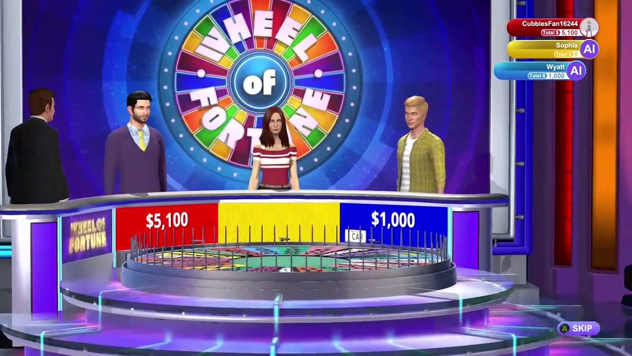 Wheel of Fortune Xbox One Run Game 55 - YouTube