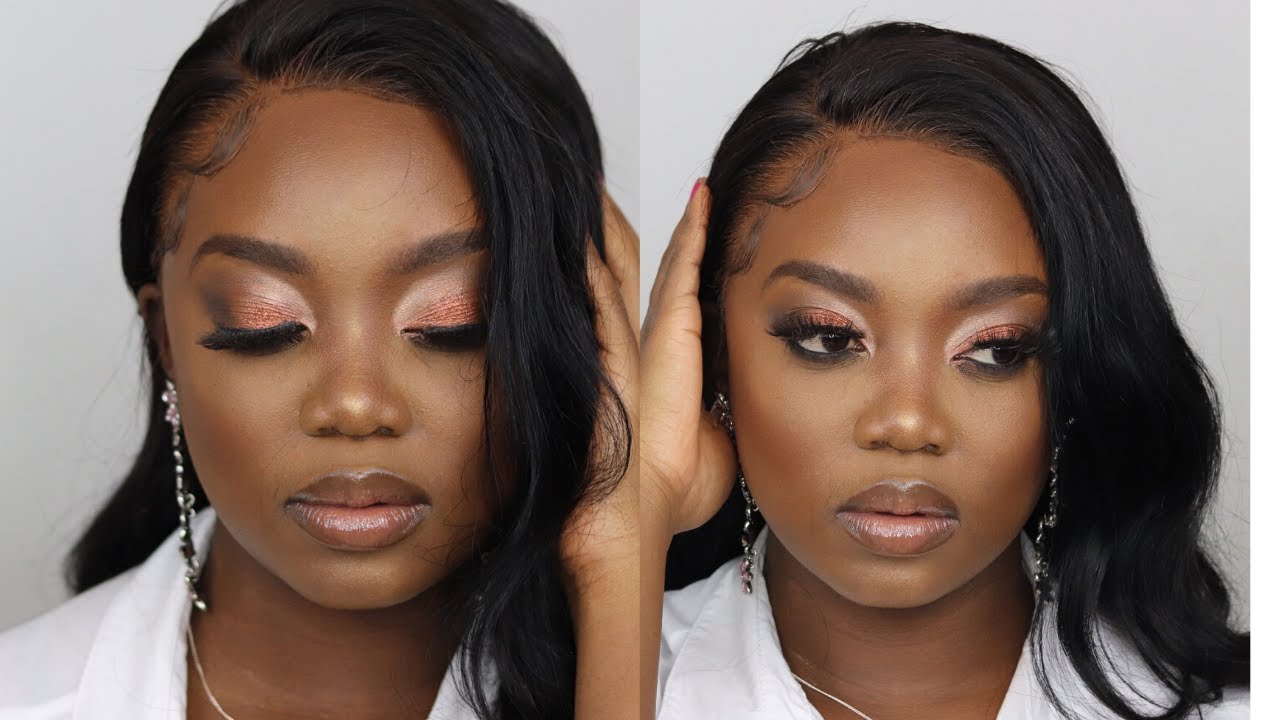 EASY GLAM MAKEUP TUTORIAL FOR BEGINNERS - YouTube
