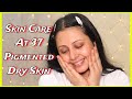 dry pigmented skin treatment at home hindi My skincare Routine steps at 37 Hindi video| Kaur Tips