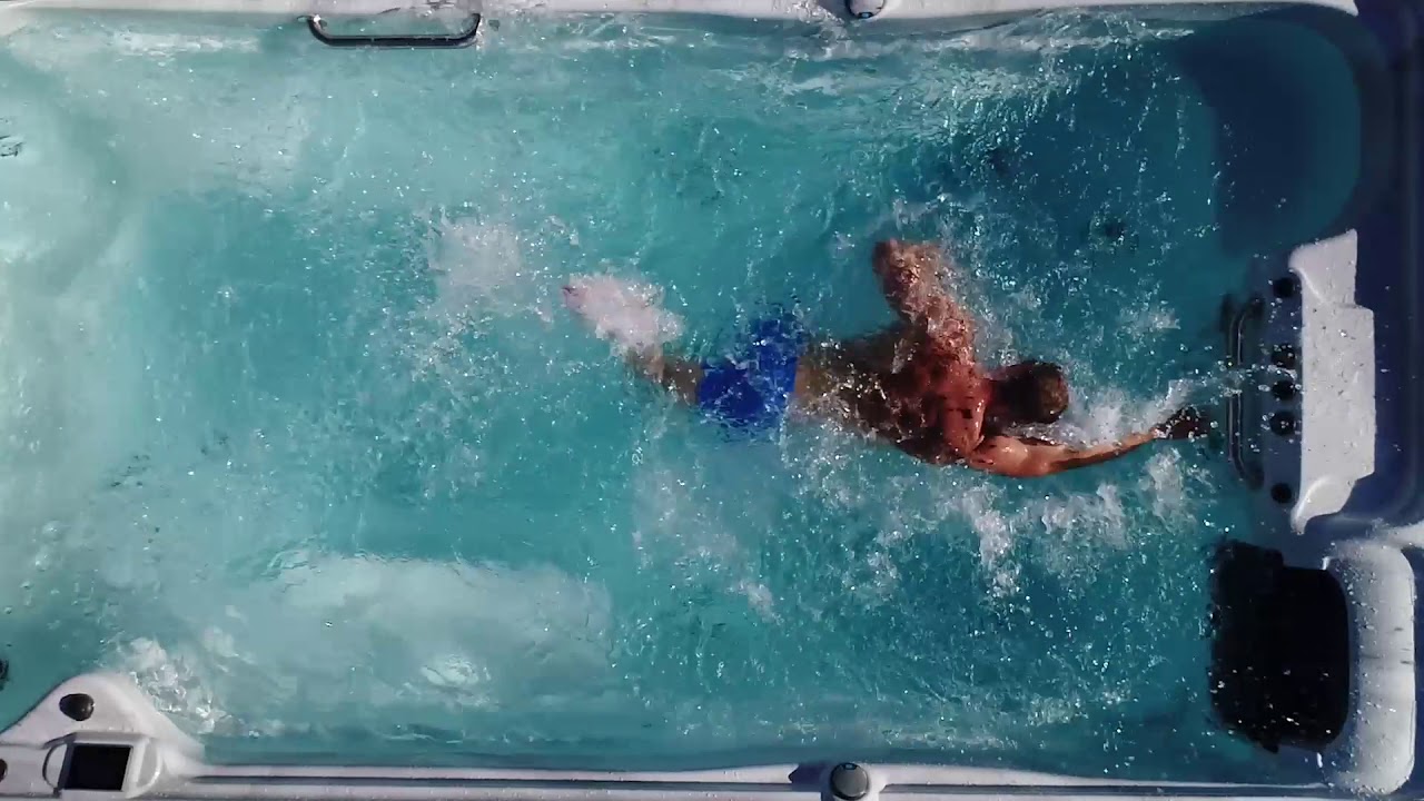 TidalFit Overhead Swimming Slow Motion